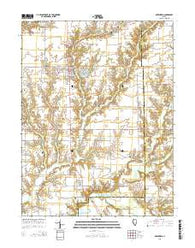 Greenfield Illinois Current topographic map, 1:24000 scale, 7.5 X 7.5 Minute, Year 2015