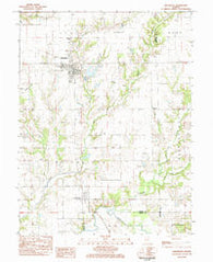 Greenfield Illinois Historical topographic map, 1:24000 scale, 7.5 X 7.5 Minute, Year 1983