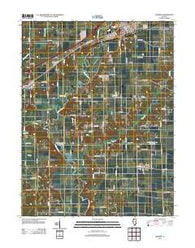 Greenup Illinois Historical topographic map, 1:24000 scale, 7.5 X 7.5 Minute, Year 2012