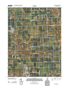 Greenview Illinois Historical topographic map, 1:24000 scale, 7.5 X 7.5 Minute, Year 2012