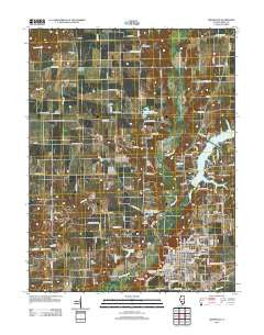 Greenville Illinois Historical topographic map, 1:24000 scale, 7.5 X 7.5 Minute, Year 2012