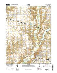 Greenville Illinois Current topographic map, 1:24000 scale, 7.5 X 7.5 Minute, Year 2015