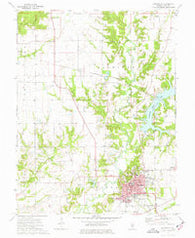 Greenville Illinois Historical topographic map, 1:24000 scale, 7.5 X 7.5 Minute, Year 1974