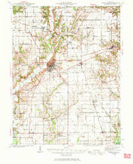 Greenville Illinois Historical topographic map, 1:62500 scale, 15 X 15 Minute, Year 1939