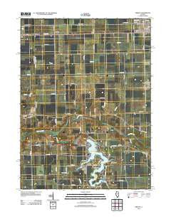 Gridley Illinois Historical topographic map, 1:24000 scale, 7.5 X 7.5 Minute, Year 2012