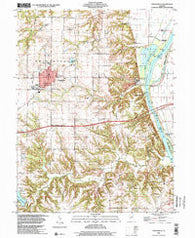 Griggsville Illinois Historical topographic map, 1:24000 scale, 7.5 X 7.5 Minute, Year 1998