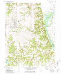 Griggsville Illinois Historical topographic map, 1:24000 scale, 7.5 X 7.5 Minute, Year 1980