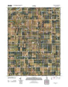 Grove City Illinois Historical topographic map, 1:24000 scale, 7.5 X 7.5 Minute, Year 2012