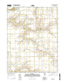 Grove City Illinois Current topographic map, 1:24000 scale, 7.5 X 7.5 Minute, Year 2015