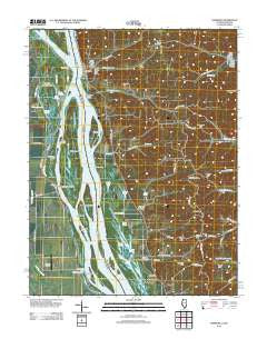 Hamburg Illinois Historical topographic map, 1:24000 scale, 7.5 X 7.5 Minute, Year 2012