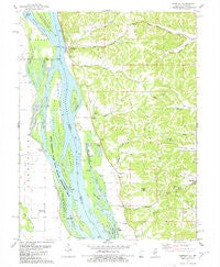 Hamburg Illinois Historical topographic map, 1:24000 scale, 7.5 X 7.5 Minute, Year 1978