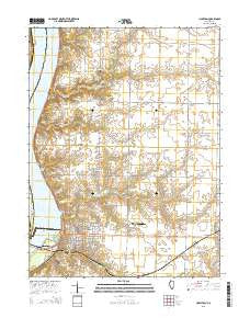 Hamilton Illinois Current topographic map, 1:24000 scale, 7.5 X 7.5 Minute, Year 2015