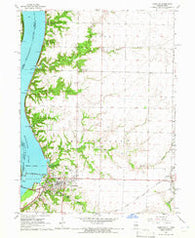 Hamilton Illinois Historical topographic map, 1:24000 scale, 7.5 X 7.5 Minute, Year 1964