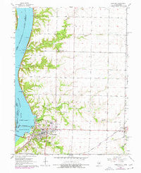 Hamilton Illinois Historical topographic map, 1:24000 scale, 7.5 X 7.5 Minute, Year 1964