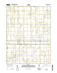 Hammond Illinois Current topographic map, 1:24000 scale, 7.5 X 7.5 Minute, Year 2015