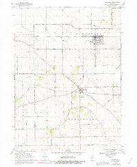 Hampshire Illinois Historical topographic map, 1:24000 scale, 7.5 X 7.5 Minute, Year 1968