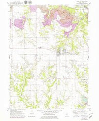 Hanna City Illinois Historical topographic map, 1:24000 scale, 7.5 X 7.5 Minute, Year 1971