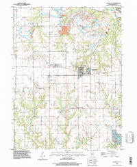 Hanna City Illinois Historical topographic map, 1:24000 scale, 7.5 X 7.5 Minute, Year 1996