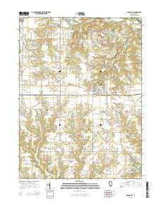 Hanna City Illinois Current topographic map, 1:24000 scale, 7.5 X 7.5 Minute, Year 2015