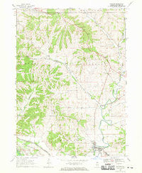 Hanover Illinois Historical topographic map, 1:24000 scale, 7.5 X 7.5 Minute, Year 1968