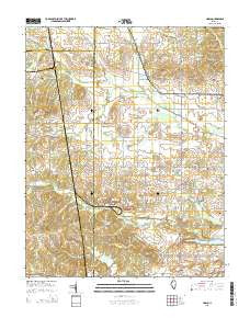 Harco Illinois Current topographic map, 1:24000 scale, 7.5 X 7.5 Minute, Year 2015