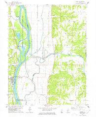 Hardin Illinois Historical topographic map, 1:24000 scale, 7.5 X 7.5 Minute, Year 1978