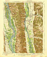 Hardin Illinois Historical topographic map, 1:62500 scale, 15 X 15 Minute, Year 1938