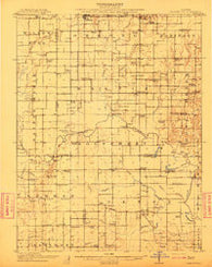 Hardinville Illinois Historical topographic map, 1:62500 scale, 15 X 15 Minute, Year 1910