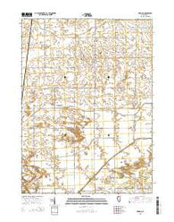 Harmon Illinois Current topographic map, 1:24000 scale, 7.5 X 7.5 Minute, Year 2015