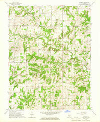 Harmony Illinois Historical topographic map, 1:24000 scale, 7.5 X 7.5 Minute, Year 1965