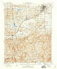 Harrisburg Illinois Historical topographic map, 1:62500 scale, 15 X 15 Minute, Year 1939