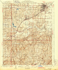 Harrisburg Illinois Historical topographic map, 1:62500 scale, 15 X 15 Minute, Year 1925