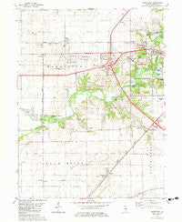 Harristown Illinois Historical topographic map, 1:24000 scale, 7.5 X 7.5 Minute, Year 1982