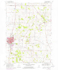 Harvard Illinois Historical topographic map, 1:24000 scale, 7.5 X 7.5 Minute, Year 1970