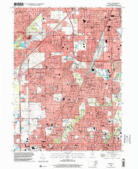 Harvey Illinois Historical topographic map, 1:24000 scale, 7.5 X 7.5 Minute, Year 1998