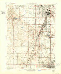 Harvey Illinois Historical topographic map, 1:24000 scale, 7.5 X 7.5 Minute, Year 1929
