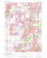 Harvey Illinois Historical topographic map, 1:24000 scale, 7.5 X 7.5 Minute, Year 1963