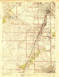 Harvey Illinois Historical topographic map, 1:24000 scale, 7.5 X 7.5 Minute, Year 1929