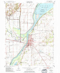 Havana Illinois Historical topographic map, 1:24000 scale, 7.5 X 7.5 Minute, Year 1947