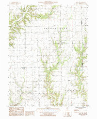 Hazel Dell Illinois Historical topographic map, 1:24000 scale, 7.5 X 7.5 Minute, Year 1985