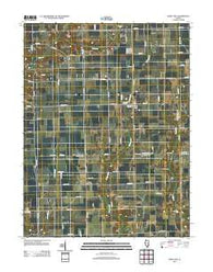 Hazel Dell Illinois Historical topographic map, 1:24000 scale, 7.5 X 7.5 Minute, Year 2012