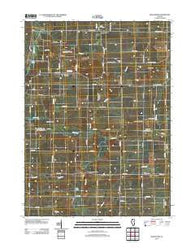 Hazelhurst Illinois Historical topographic map, 1:24000 scale, 7.5 X 7.5 Minute, Year 2012