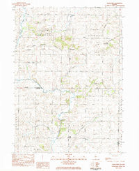 Hazelhurst Illinois Historical topographic map, 1:24000 scale, 7.5 X 7.5 Minute, Year 1983