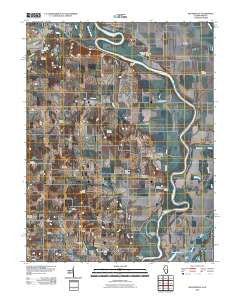 Heathsville Illinois Historical topographic map, 1:24000 scale, 7.5 X 7.5 Minute, Year 2010