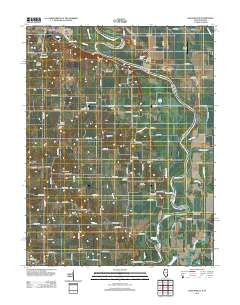 Heathsville Illinois Historical topographic map, 1:24000 scale, 7.5 X 7.5 Minute, Year 2012