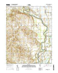 Heathsville Illinois Current topographic map, 1:24000 scale, 7.5 X 7.5 Minute, Year 2015