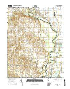 Heathsville Illinois Current topographic map, 1:24000 scale, 7.5 X 7.5 Minute, Year 2015