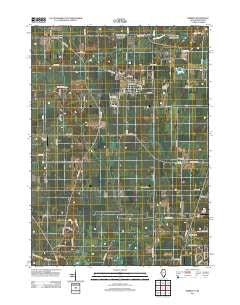 Hebron Illinois Historical topographic map, 1:24000 scale, 7.5 X 7.5 Minute, Year 2012