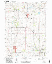 Hebron Illinois Historical topographic map, 1:24000 scale, 7.5 X 7.5 Minute, Year 1992