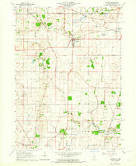 Hebron Illinois Historical topographic map, 1:24000 scale, 7.5 X 7.5 Minute, Year 1963